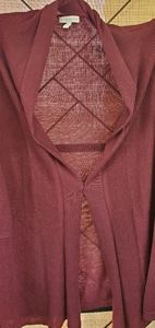1x Maroon cardigan